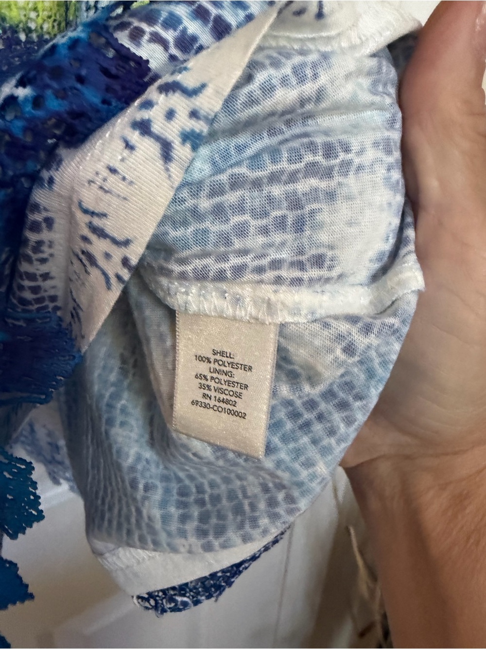 Oasis Knit Tunic in Blue, Green & Pink - Picture 4 of 5